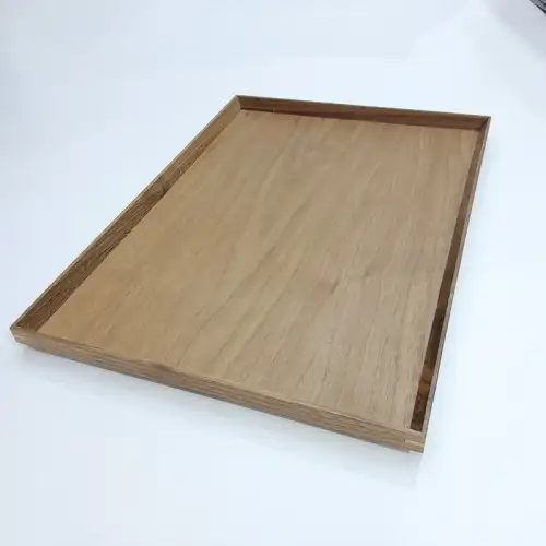 #BW4432;  Walnut wood tray 44x32cm