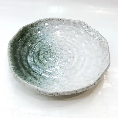 #BY-0051B; Ceramic plate 7 inches..