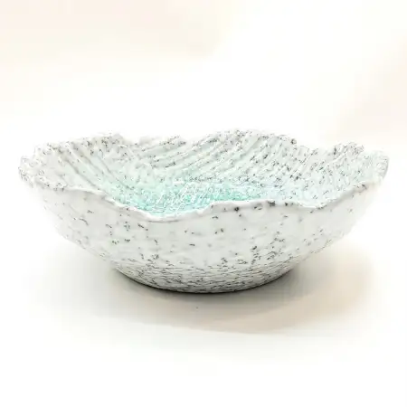 #BY-0303C; Ceramic bowl 9.5 inches..