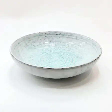 #BY-0488C; Ceramic salad bowl 7.25 inche..