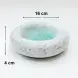 #BY-3359C; Ceramic donut shape bowl 6.25 inches