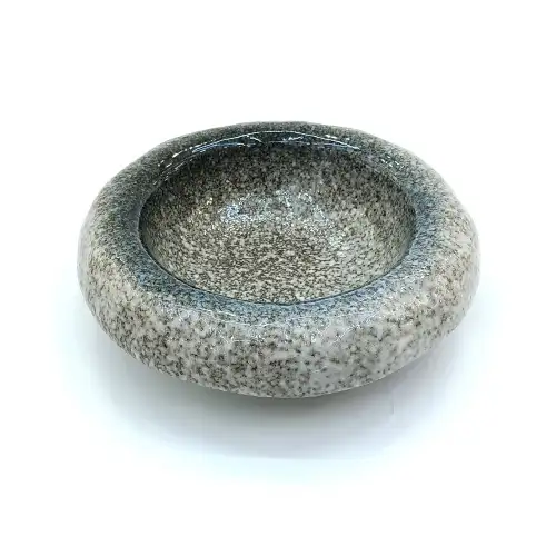 #BY-3403A; Ceramic mushroom bowl 6 inches