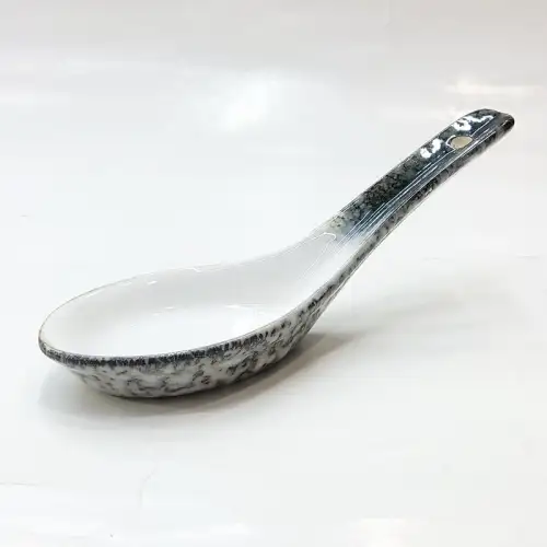#BY-7747; Ceramic 5 inches spoon