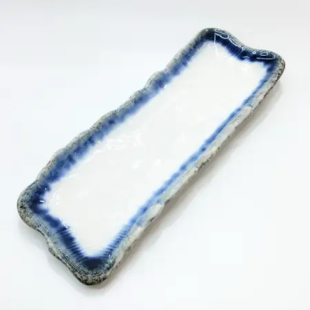 #BY-7938; Ceramic 12.5 inches rectangula..