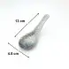 #BY-9642A; Ceramic spoon 5 inches