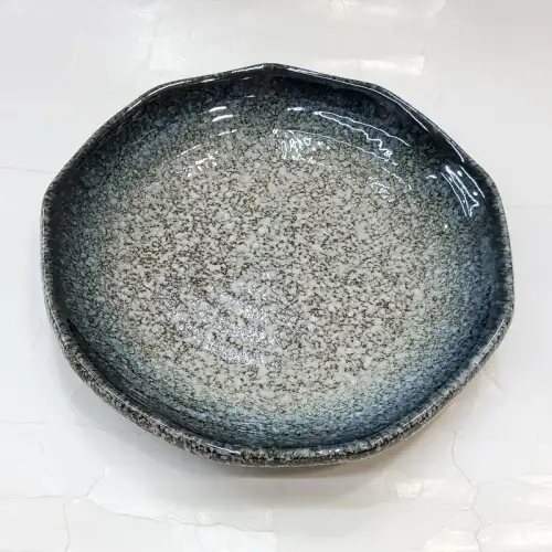 #BY-9673A; Ceramic plate 7 inches