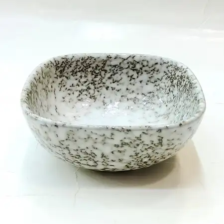 #BY-9956B; Ceramic sauce dish 4 inches..