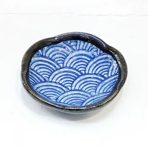 #CB-7969; Ceramic sauce dish 3.5 inches