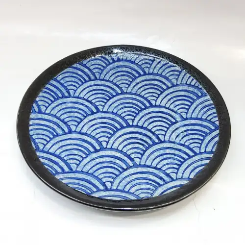 #CB-8034; Ceramic round plate 8 inches