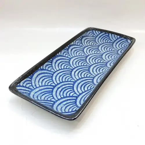 #CB-8102; Ceramic rectangular plate 11 inches