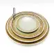 #CH-1003; Ceramic round plate 8 inches