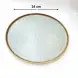 #CH-1102; Ceramic round plate 13 inches