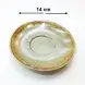 #CH-6336; Ceramic Cappuccino cup with saucer 215ml 