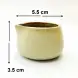 #CH-6497; Ceramic cream pot 5.5x4.5x3.5cm