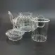 #CJ-1348; Glass tea pot 1000ml 