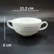 #CM5339; Ceramic soup bowl with saucer