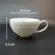 #CM5377; Ceramic coffee cup with saucer 300ml