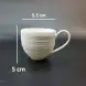 #CM5391; Ceramic coffee cup with saucer 70ml