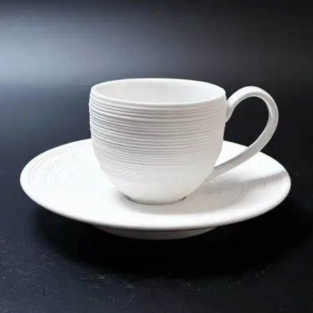 #CM5391; Ceramic coffee cup with saucer ..
