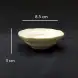 #CP5568; Ceramic 3.5" saucer   