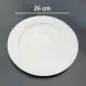 #CT5803; Ceramic plate round 26cm