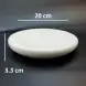 #CT5919; Ceramic pebble plate 20cm