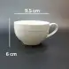 #CT5964; Ceramic coffee cup with saucer 220ml