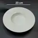 #CT7999; Ceramic pasta and soup plate 23cm