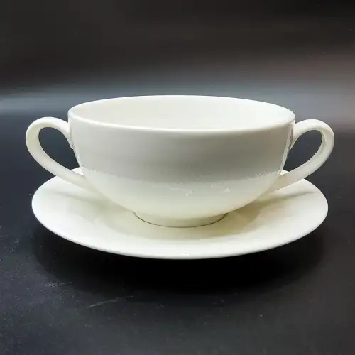 #CT8095; Ceramic 200ml bowl with saucer