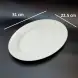 #CT8187; Ceramic oval plate 31cm