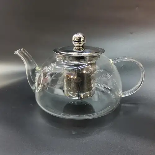 #CU6046; Glass tea pot 800ml 