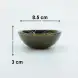 #CX0739; Ceramic sauce dish 3.25"                            