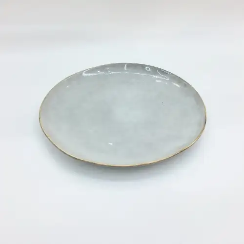 #CX0791; Ceramic plate round 10.5"