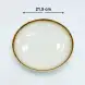 #CX0807; Ceramic plate round 8.25"
