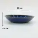 #CX0876; Ceramic bowl 9.75"