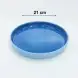 #CX2191; Ceramic plate round 8.5"   