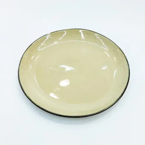 #CX2221; Ceramic plate round 8.5" 