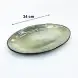 #CX2238; Ceramic oval plate 13.25"  