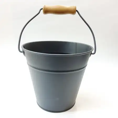 #CY107-BK; Stainless steel bucket 15.4cm..
