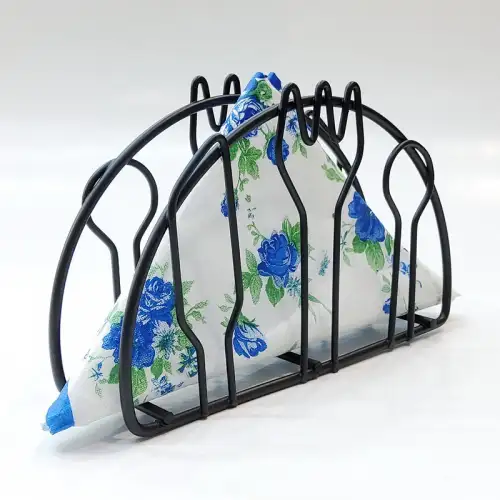 #DX001; Napkin holder metal wire