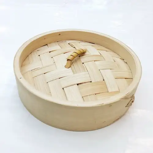 #FS13R-A; Bamboo steamer rd. cover 13cm  