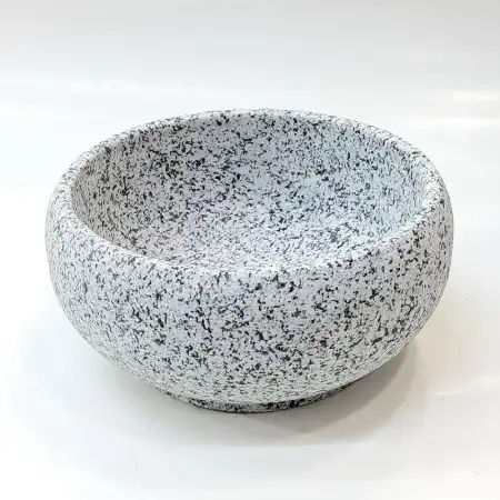 #GW1406; Stone bowl 14x6cm ..
