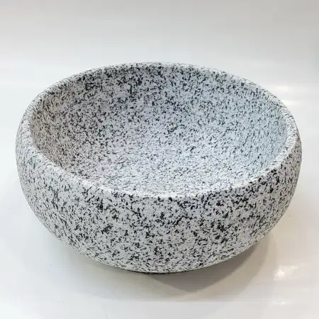 #GW1808; Stone bowl 18x8cm..