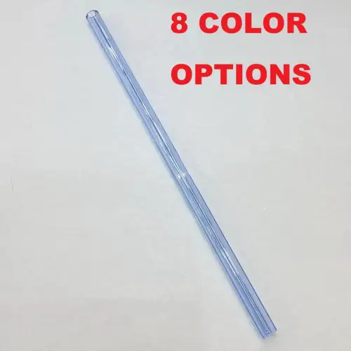 #GZXG8; Glass straw straight 19.5cm