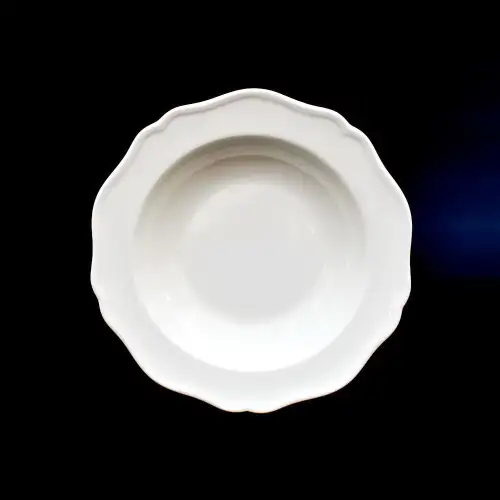 #HA9290; Ceramic soup plate 8.5 inches