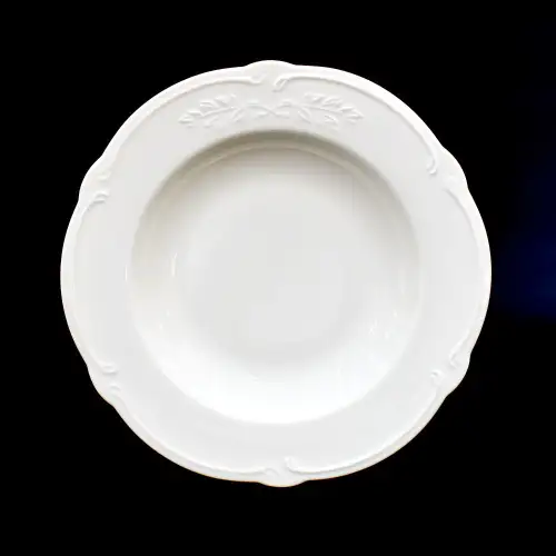 #HB9405; Ceramic soup plate 7.5 inches