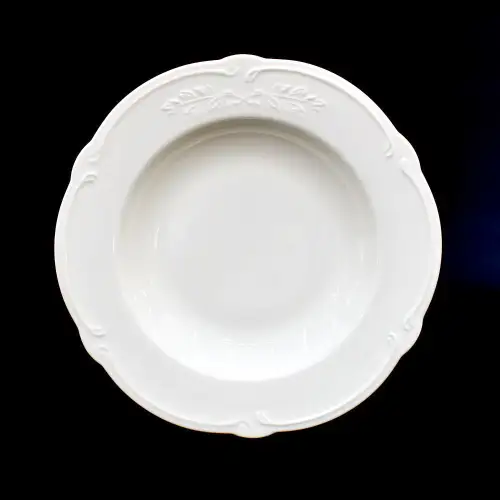 #HB9412; Ceramic soup plate 8.5 inches