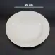 #HE9528; Ceramic plate round 10.5 inches