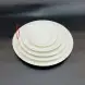 #HE9528; Ceramic plate round 10.5 inches