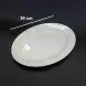 #HE9566; Ceramic oval plate 12 inches